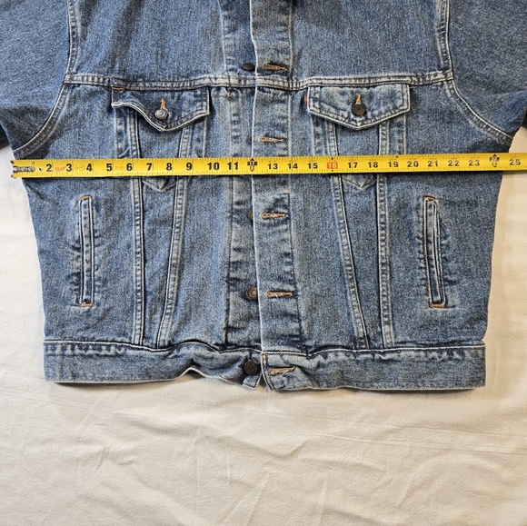 Vintage Levi’s 70507 Type III/3 Denim Trucker Jacket Size M 1992 EUC Retro 90's - Picture 11 of 12